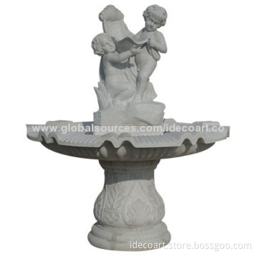 Garden fountains, cherub design